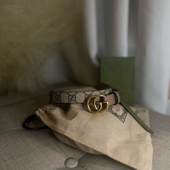 NWT Gucci GG Marmont Thin Belt sz 85/34 - Picture 2 of 8